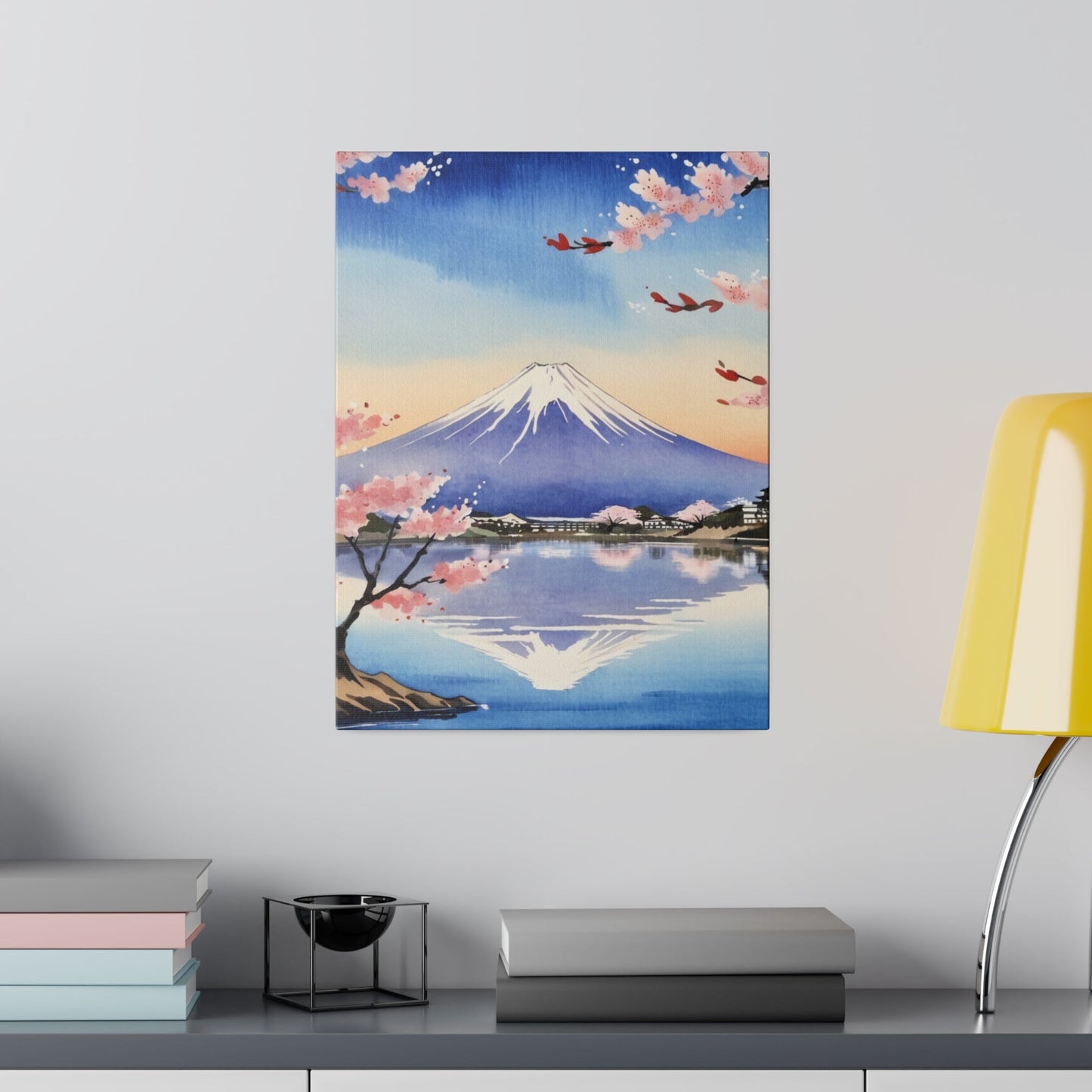 Serenity Of Mount Fuji - Japanese Wall Art - Aestheticanvas