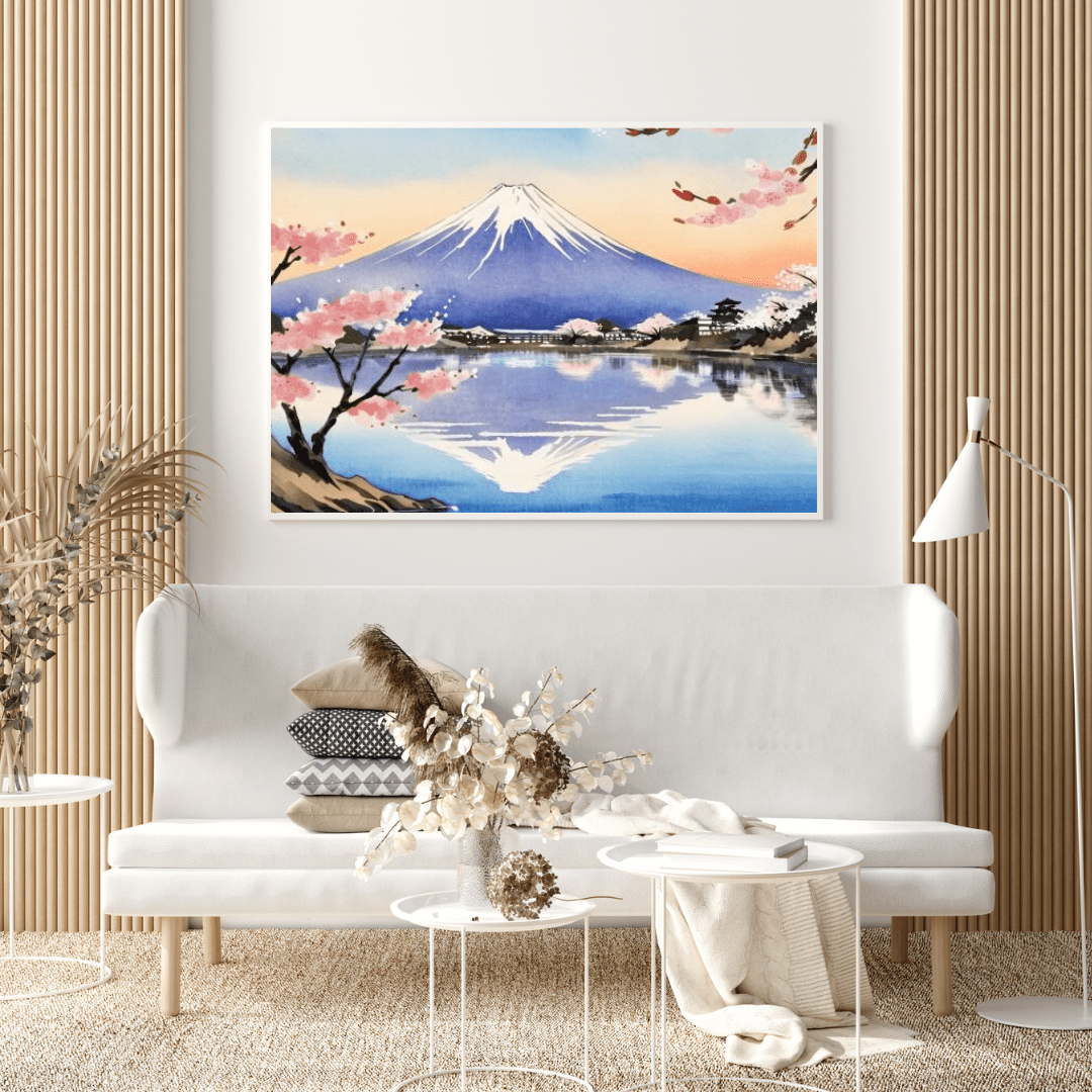 Serenity Of Mount Fuji - Japanese Wall Art - Aestheticanvas