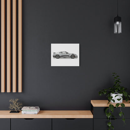 Sleek Grey Nissan GT - R Beast - Car Wall Art - Aestheticanvas