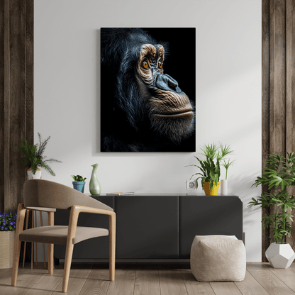 Soulful Chimpanzee - Wildlife Wall Art - Aestheticanvas