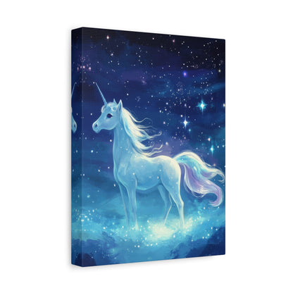 Starlight Unicorn - Kids Wall Art - Aestheticanvas