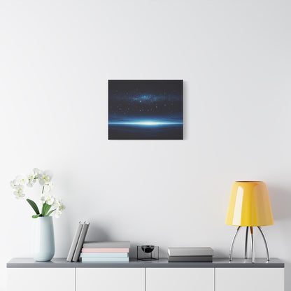 Starry Horizon Nightscape - Astral Wall Art - Aestheticanvas