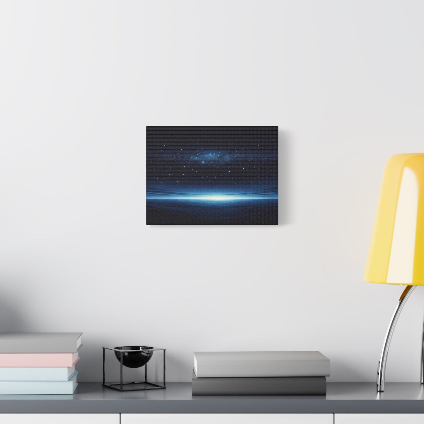 Starry Horizon Nightscape - Astral Wall Art - Aestheticanvas