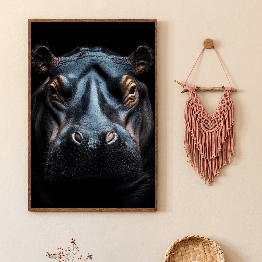 Stoic Presence - Wildlife Wall Art - Aestheticanvas