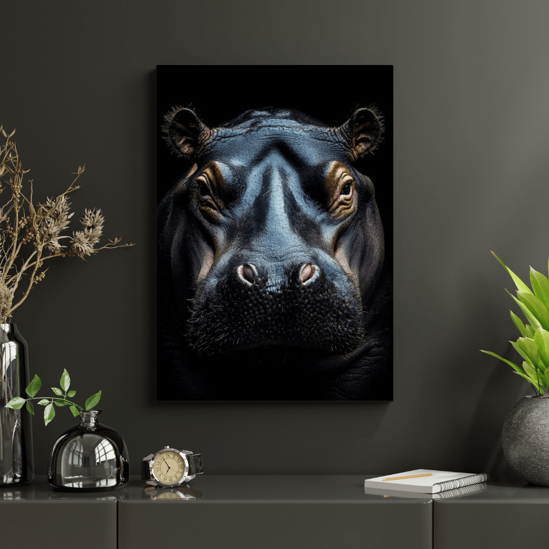 Stoic Presence - Wildlife Wall Art - Aestheticanvas