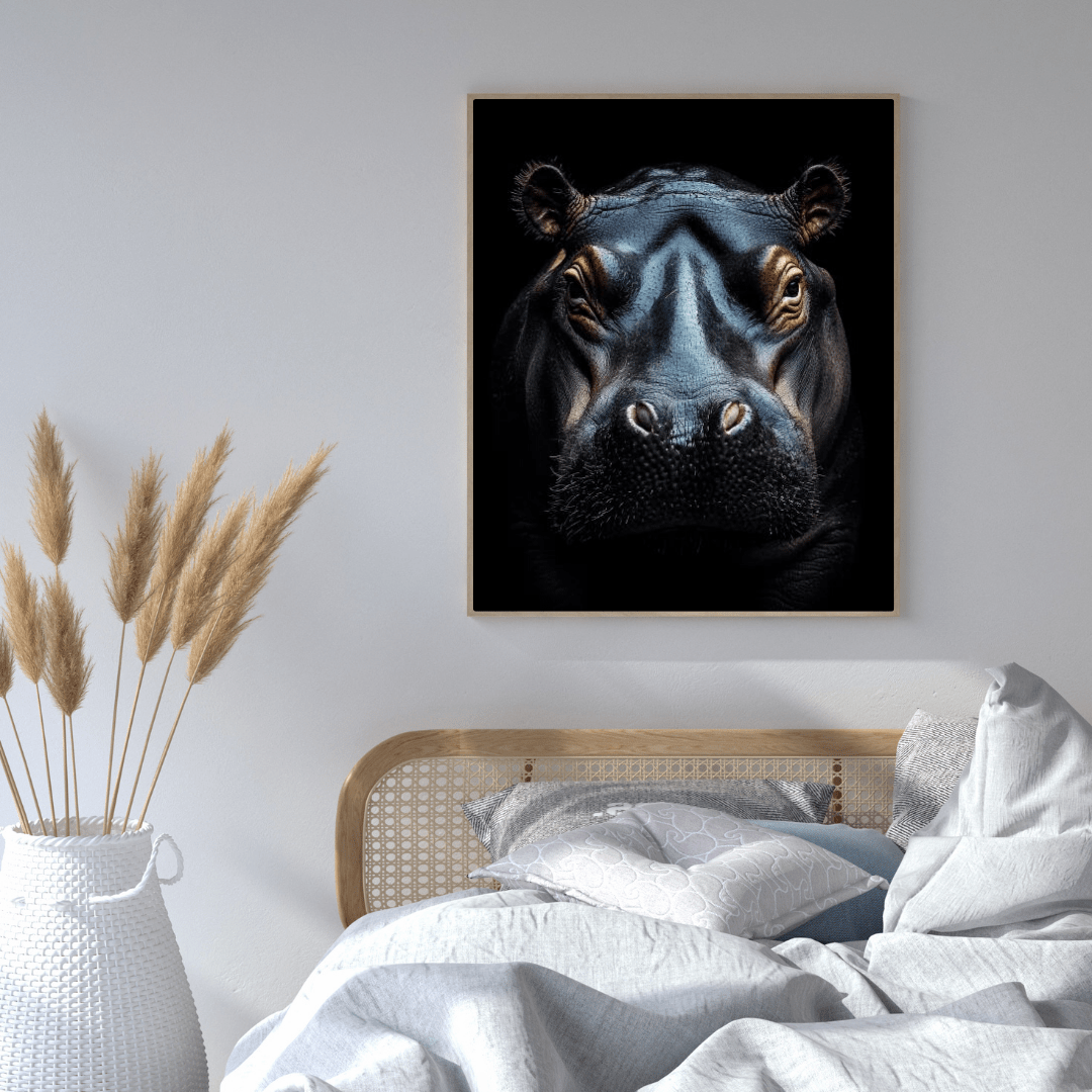 Stoic Presence - Wildlife Wall Art - Aestheticanvas