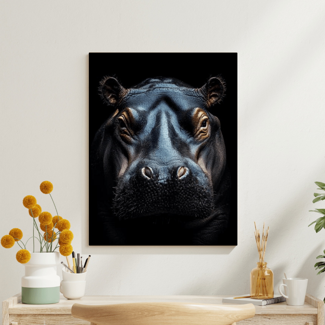 Stoic Presence - Wildlife Wall Art - Aestheticanvas