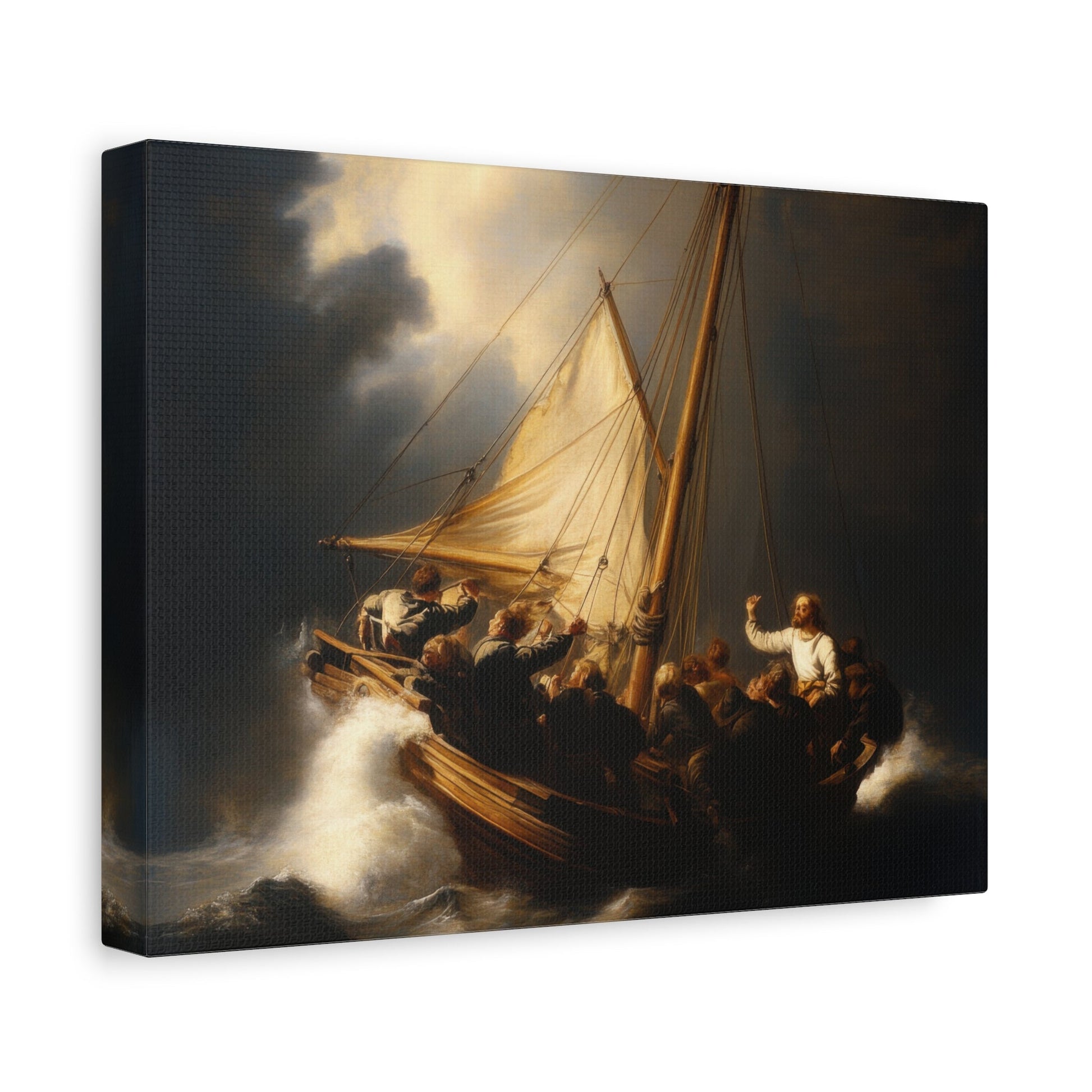 Storm on the Sea of Galilee - Maritime Wall Art - Aestheticanvas