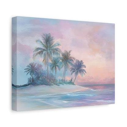 Sunrise in Paradise – Tropical Island Wall Art - Aestheticanvas