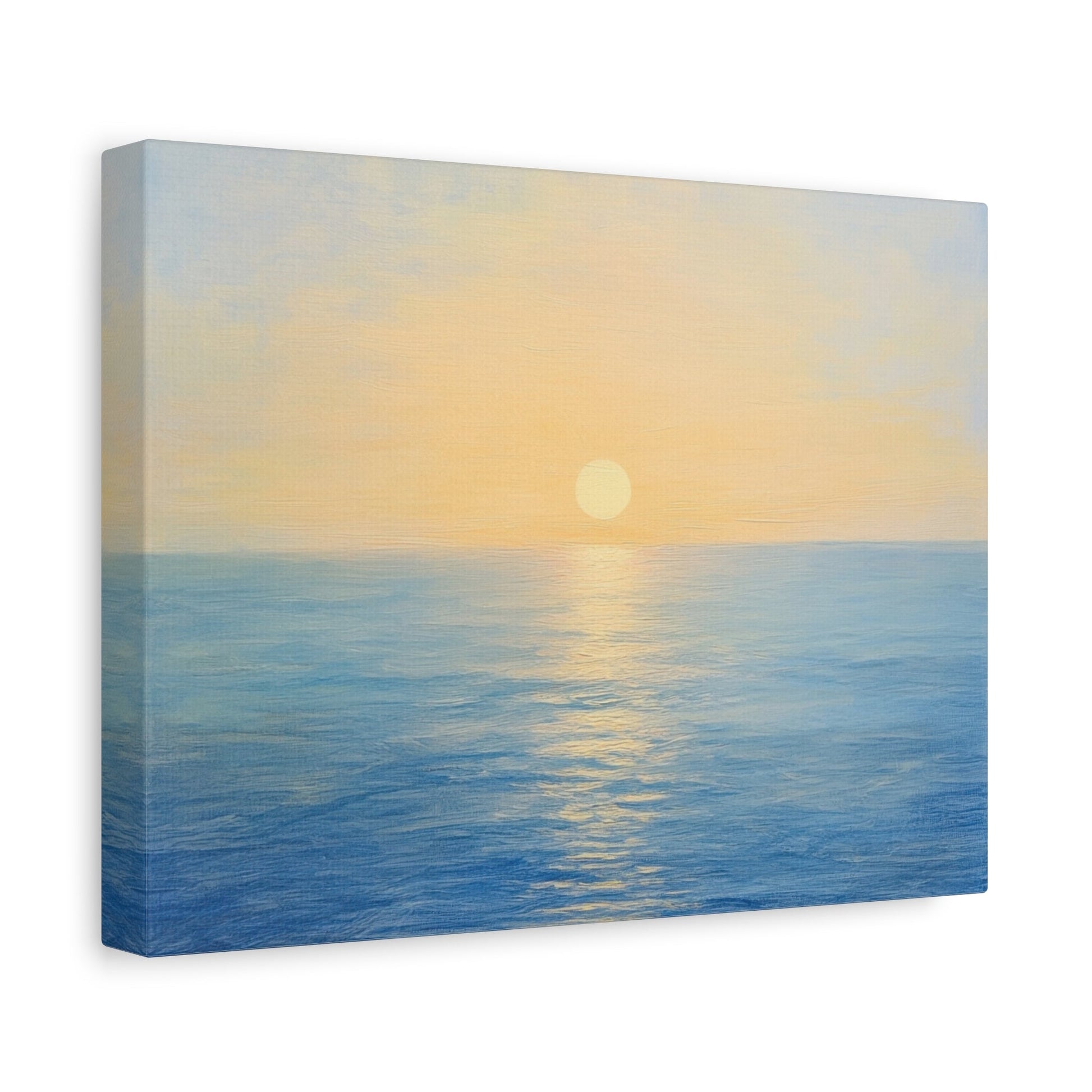 Sunrise over Tranquil Sea - Seascape Wall Art - Aestheticanvas