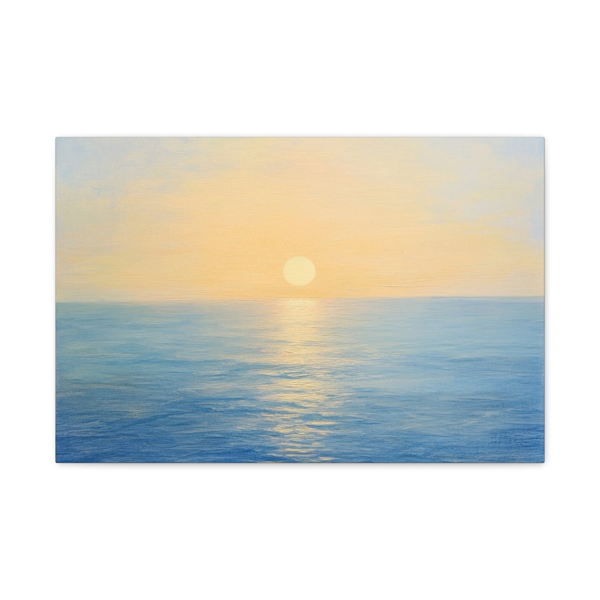 Sunrise over Tranquil Sea - Seascape Wall Art - Aestheticanvas