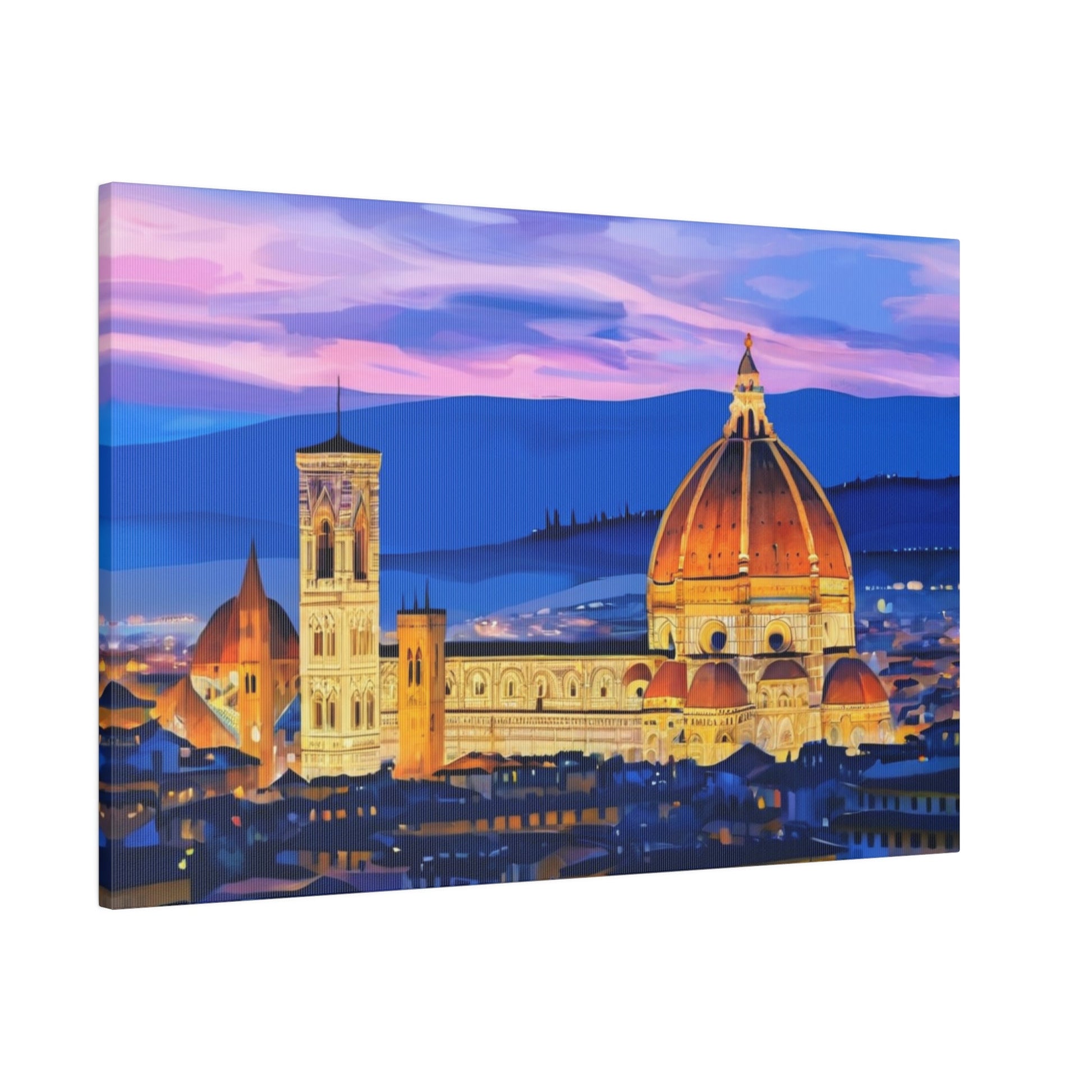 Sunset in Florence - Italy Wall Art - Aestheticanvas