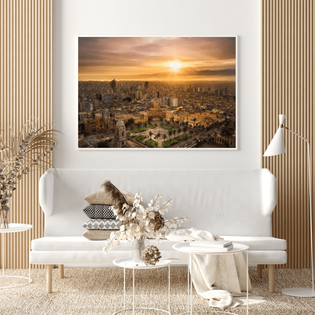 Sunset In Lima Peru - City Wall Art - Aestheticanvas