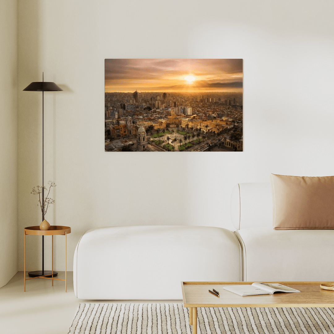 Sunset In Lima Peru - City Wall Art - Aestheticanvas