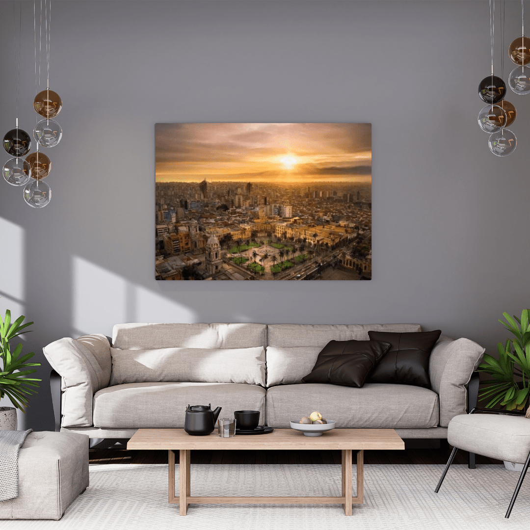 Sunset In Lima Peru - City Wall Art - Aestheticanvas