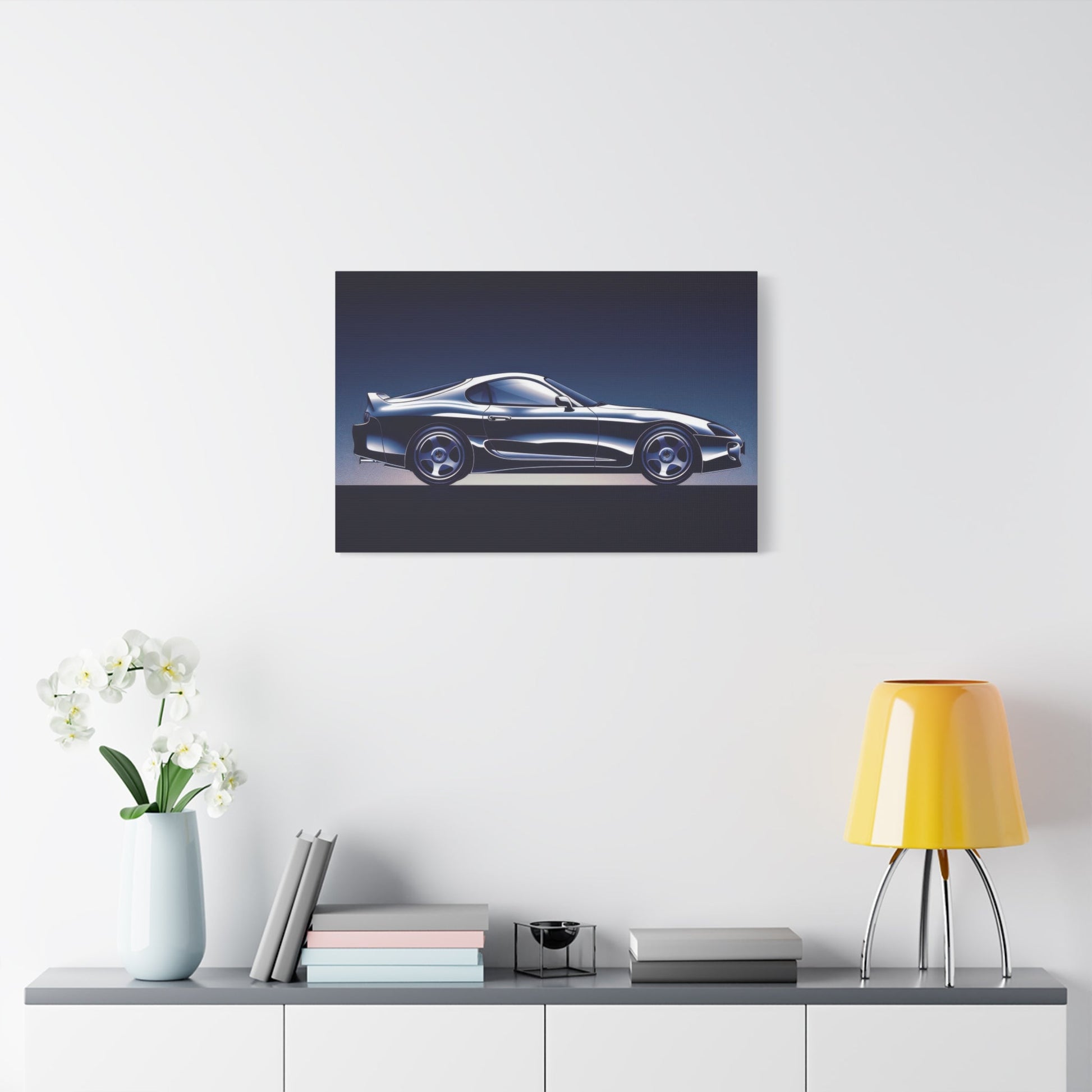 Supreme Toyota Supra MK4 - Car Wall Art - Aestheticanvas