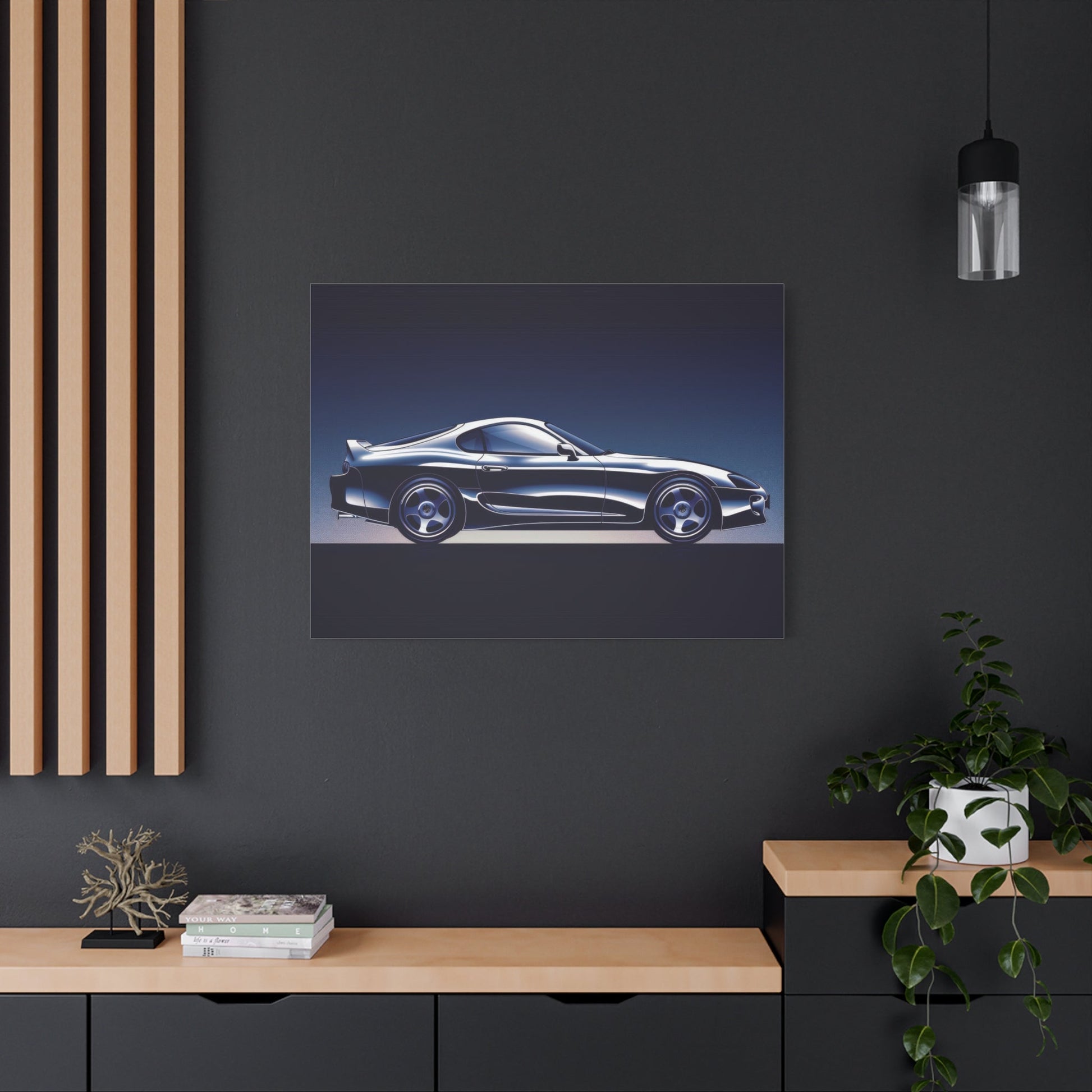 Supreme Toyota Supra MK4 - Car Wall Art - Aestheticanvas