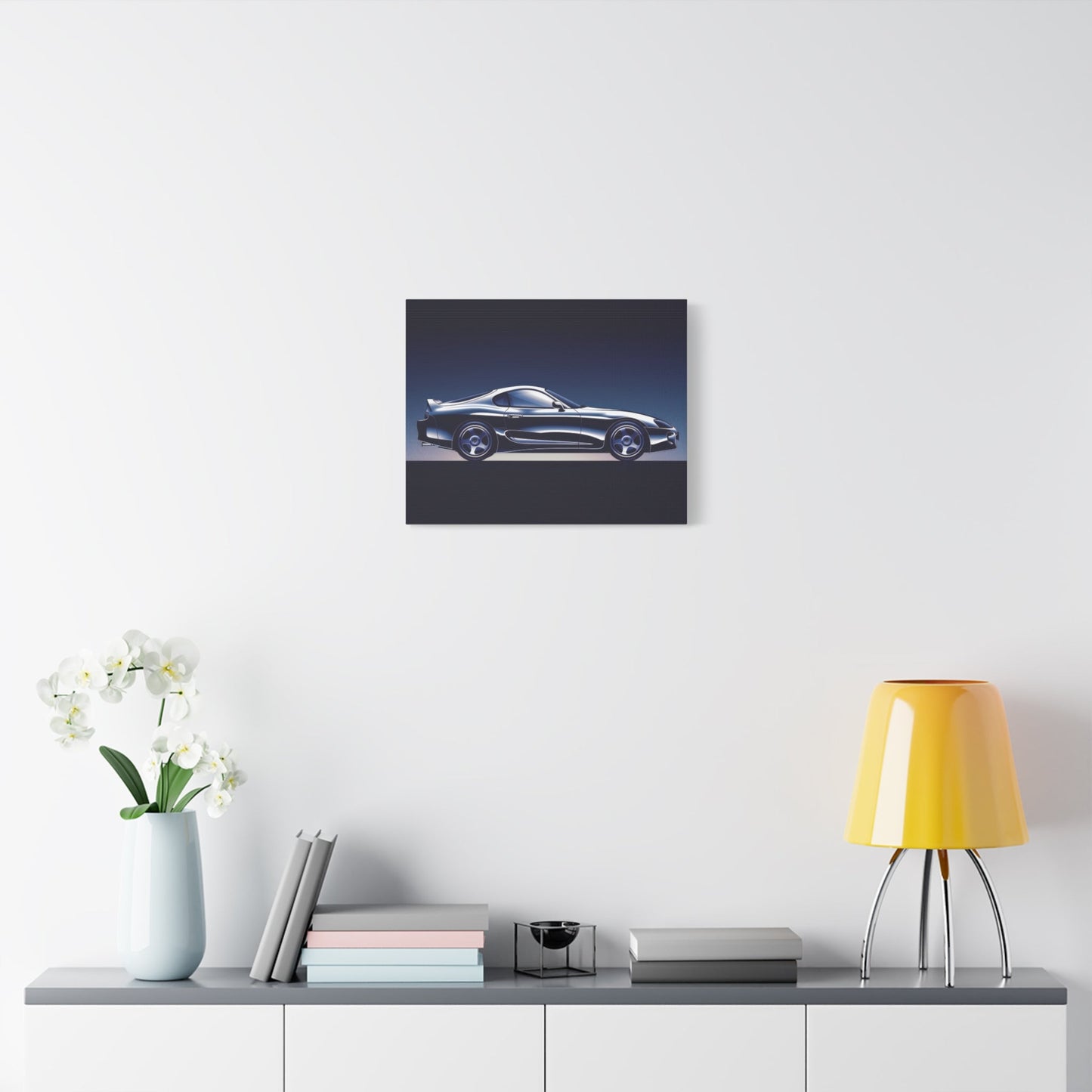 Supreme Toyota Supra MK4 - Car Wall Art - Aestheticanvas