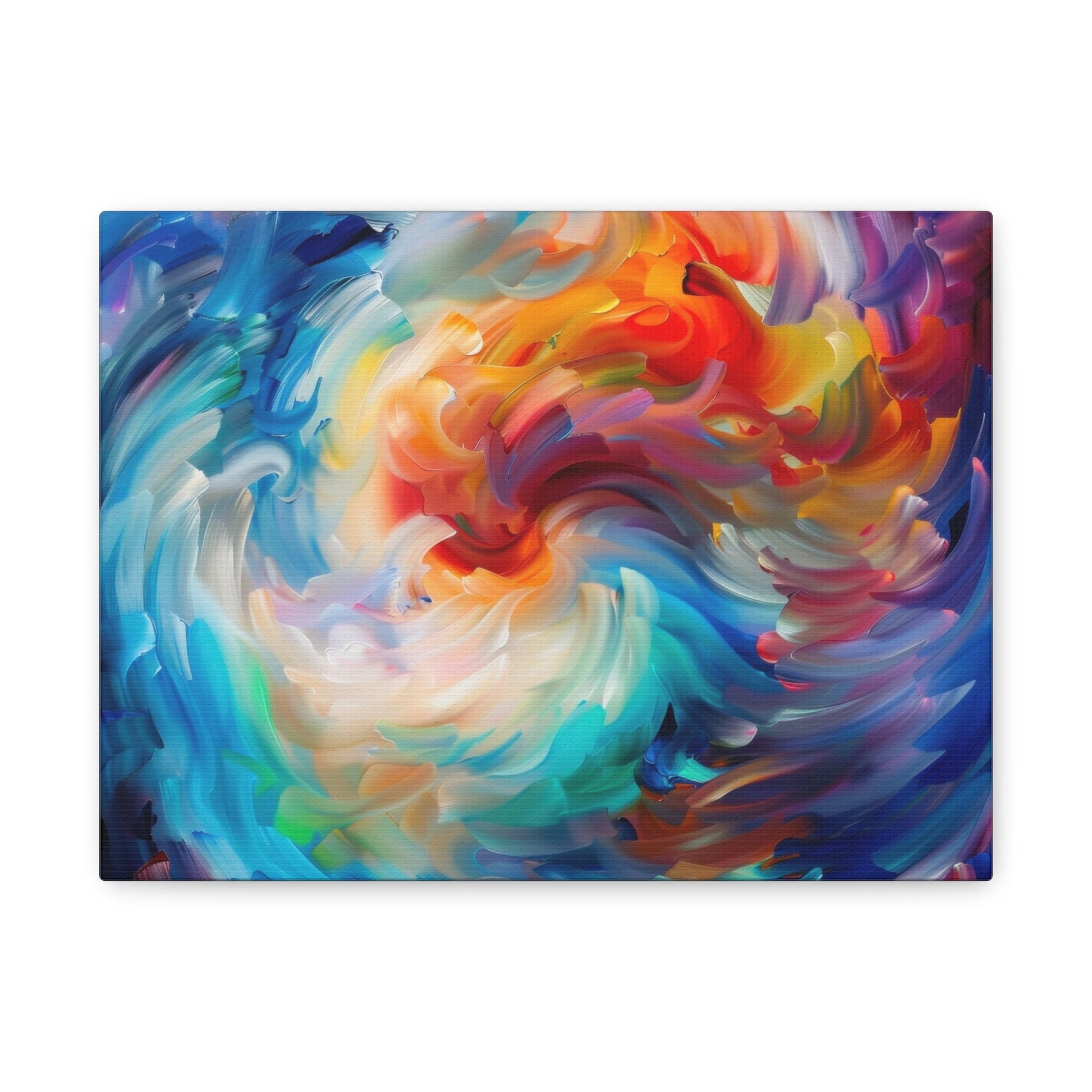 Swirling Vortex of Colours - Abstract Wall Art - Aestheticanvas