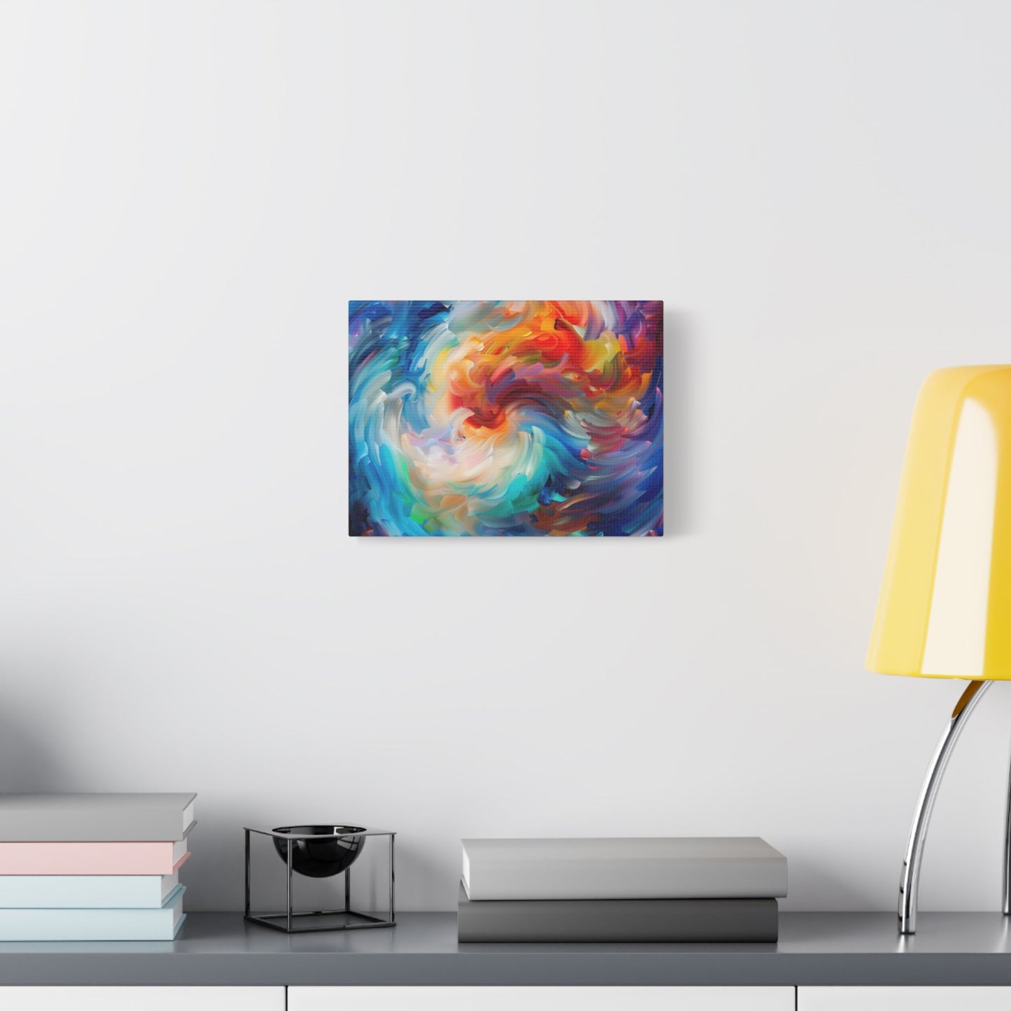 Swirling Vortex of Colours - Abstract Wall Art - Aestheticanvas