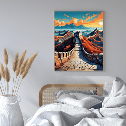 The Great Wall Of China - Wall Art - Aestheticanvas