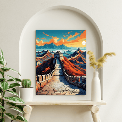 The Great Wall Of China - Wall Art - Aestheticanvas