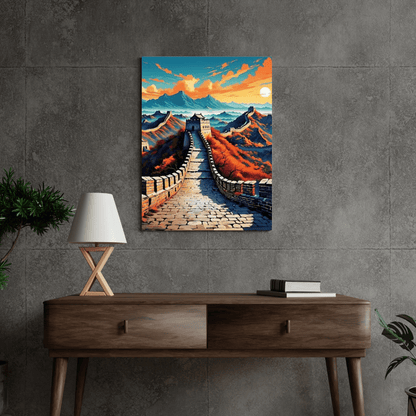 The Great Wall Of China - Wall Art - Aestheticanvas