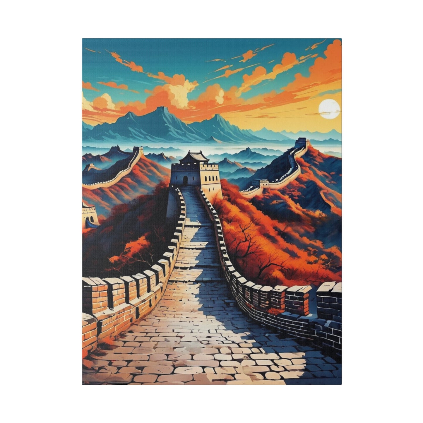 The Great Wall Of China - Wall Art - Aestheticanvas