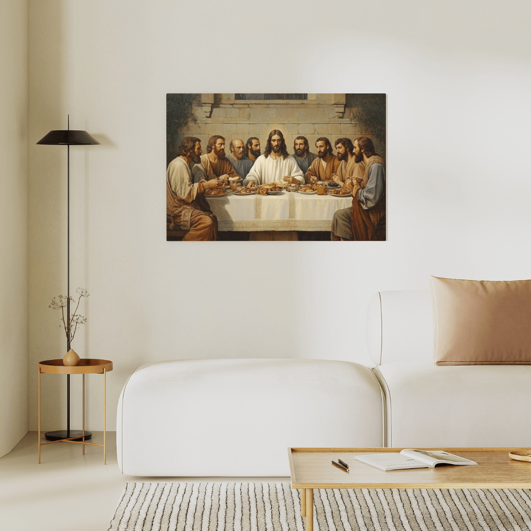 The Last Supper Divine Moment - Religious Wall Art - Aestheticanvas