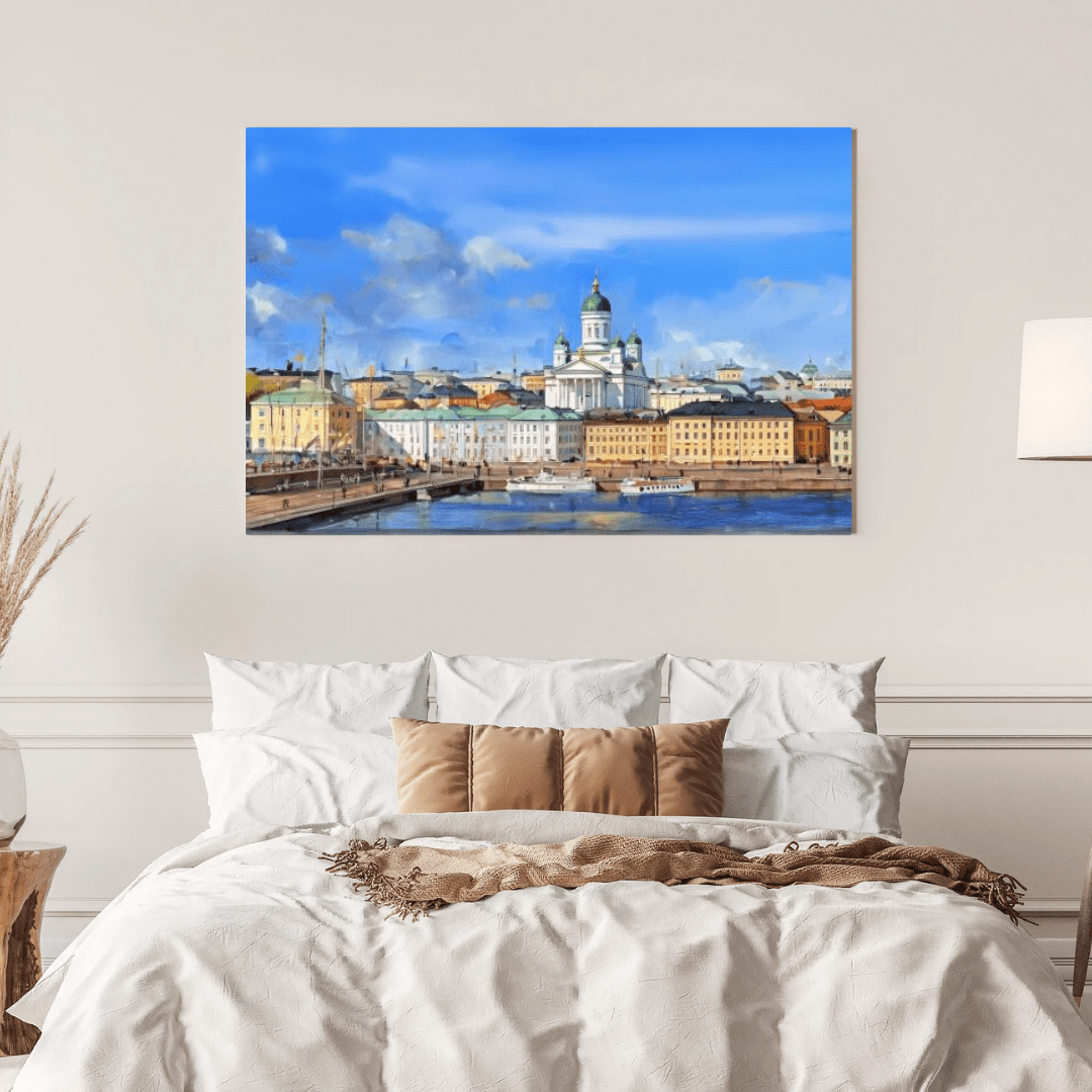 The Port of Helsinki - City Wall Art - Aestheticanvas