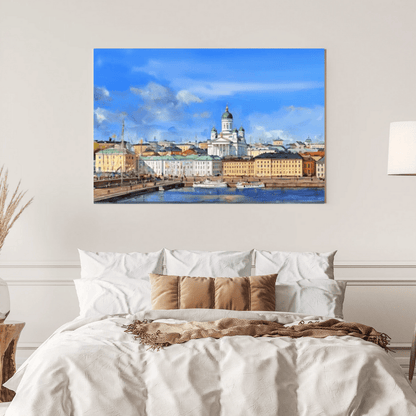 The Port of Helsinki - City Wall Art - Aestheticanvas