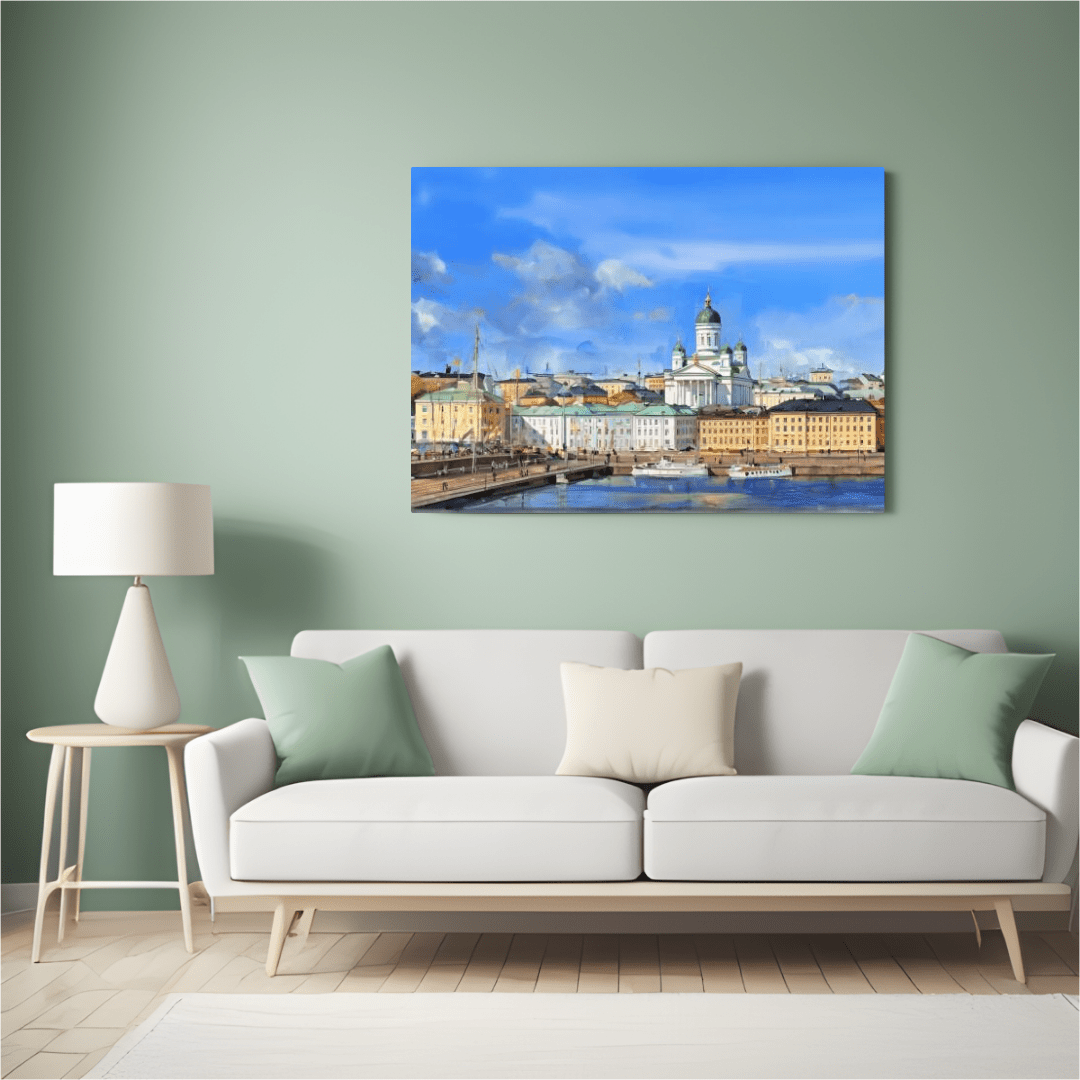 The Port of Helsinki - City Wall Art - Aestheticanvas