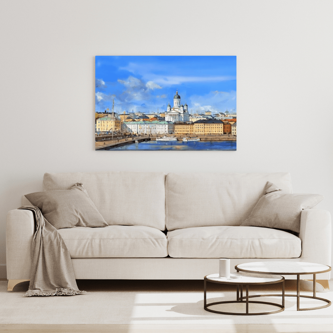 The Port of Helsinki - City Wall Art - Aestheticanvas