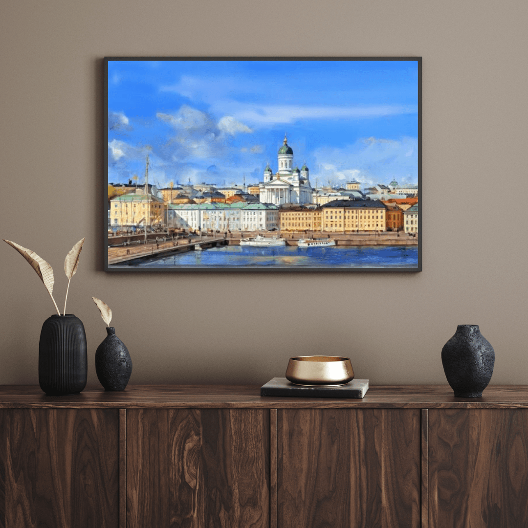 The Port of Helsinki - City Wall Art - Aestheticanvas