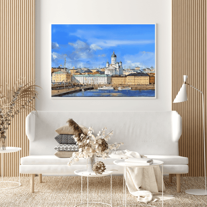 The Port of Helsinki - City Wall Art - Aestheticanvas