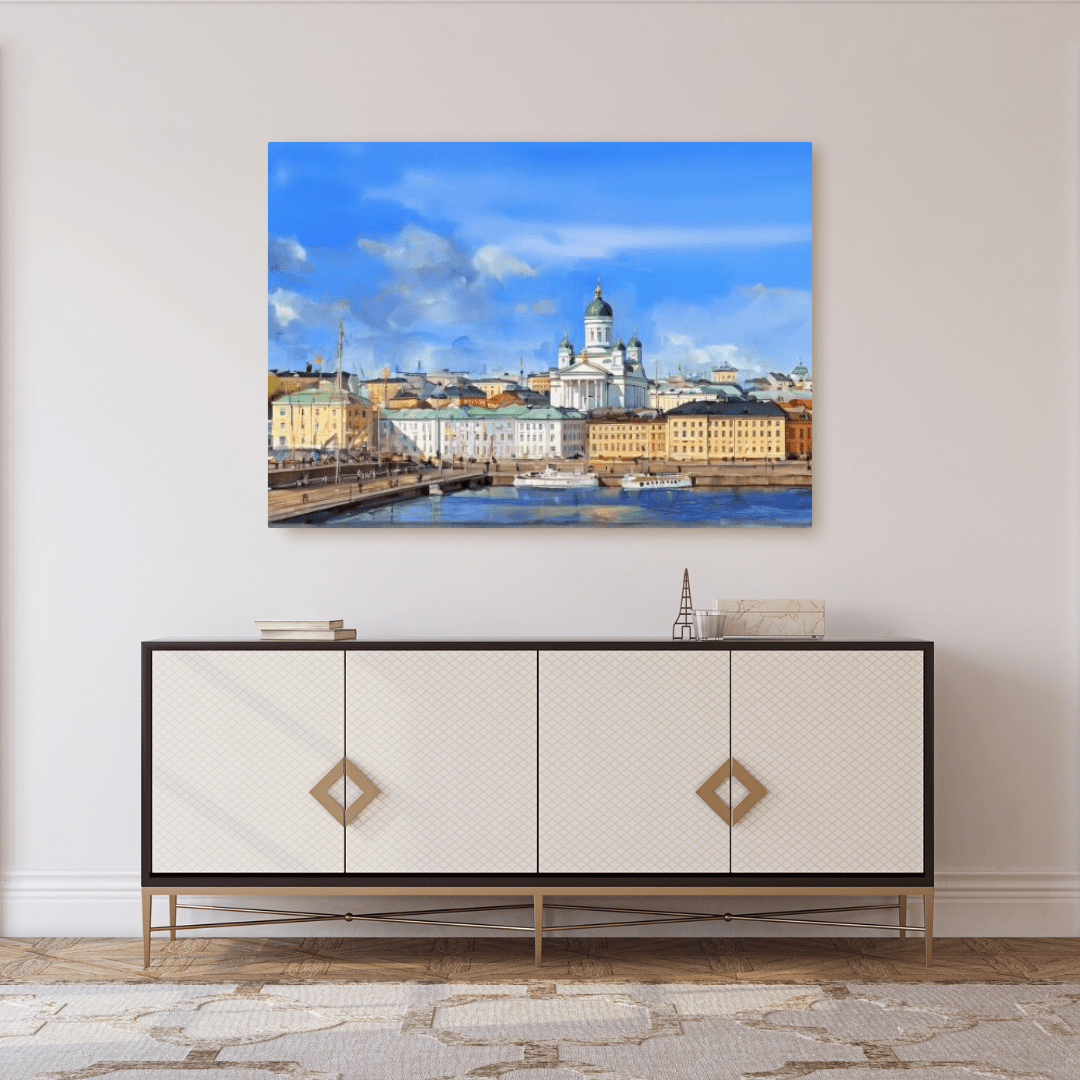 The Port of Helsinki - City Wall Art - Aestheticanvas