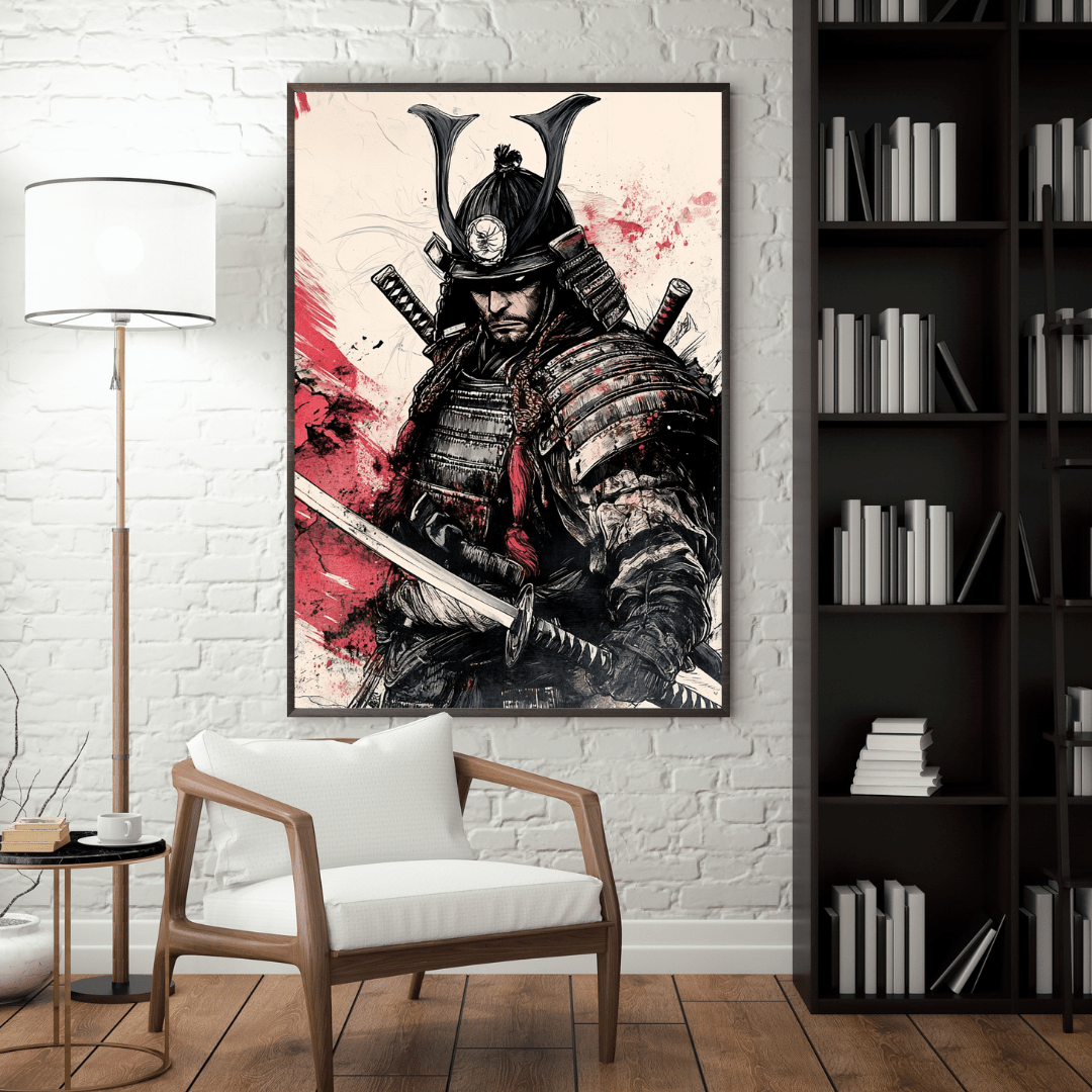 The Spirit of Bushido - Samurai Wall Art - Aestheticanvas