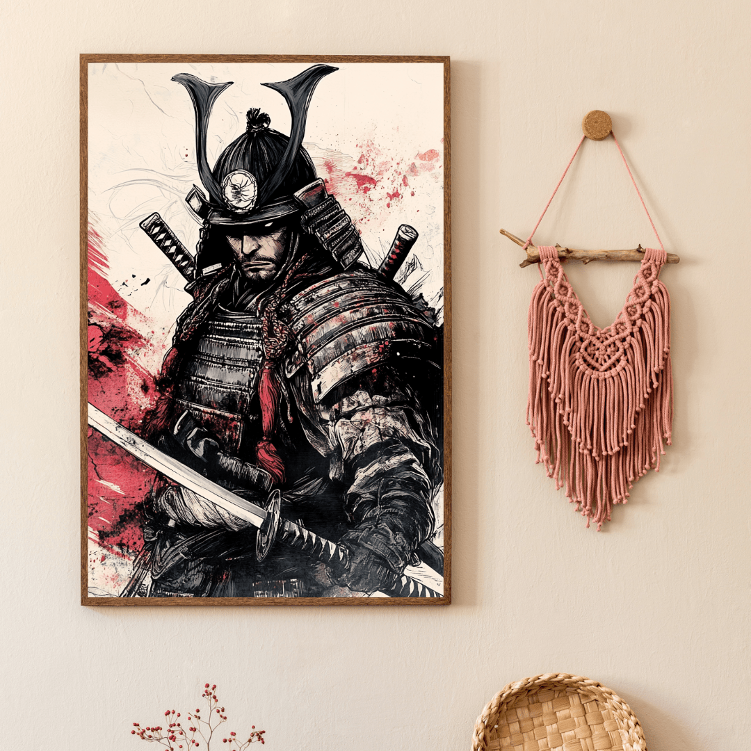 The Spirit of Bushido - Samurai Wall Art - Aestheticanvas