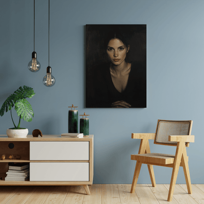 Timeless Elegance of Youth - Portrait Wall Art - Aestheticanvas