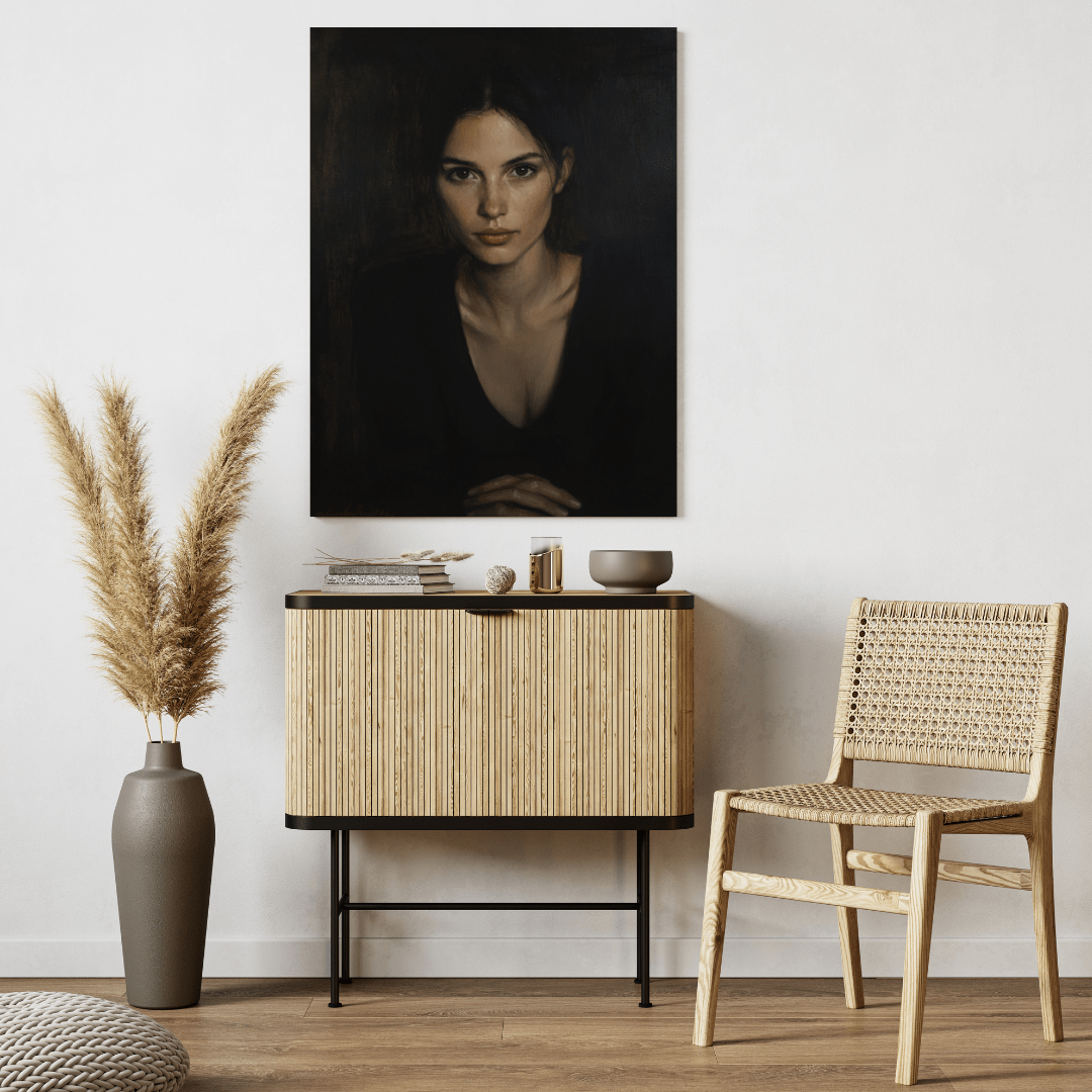 Timeless Elegance of Youth - Portrait Wall Art - Aestheticanvas