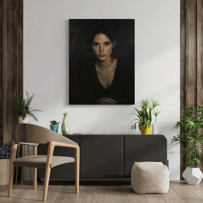 Timeless Elegance of Youth - Portrait Wall Art - Aestheticanvas