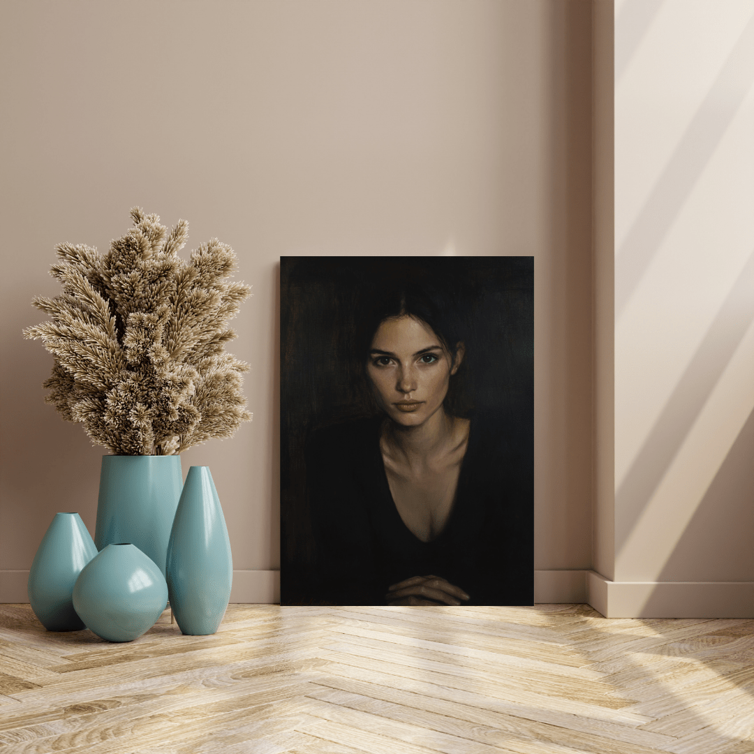 Timeless Elegance of Youth - Portrait Wall Art - Aestheticanvas