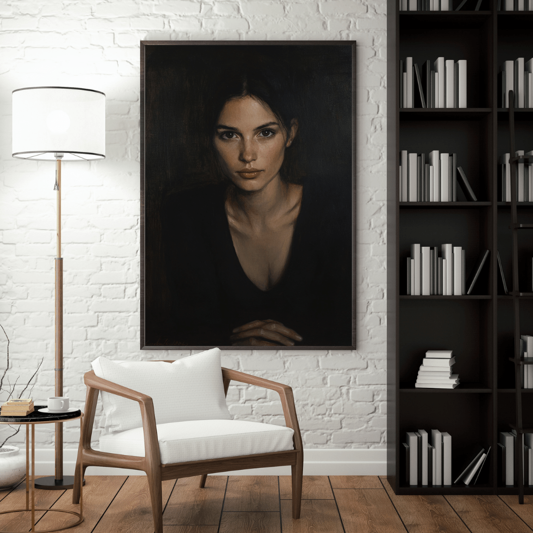 Timeless Elegance of Youth - Portrait Wall Art - Aestheticanvas