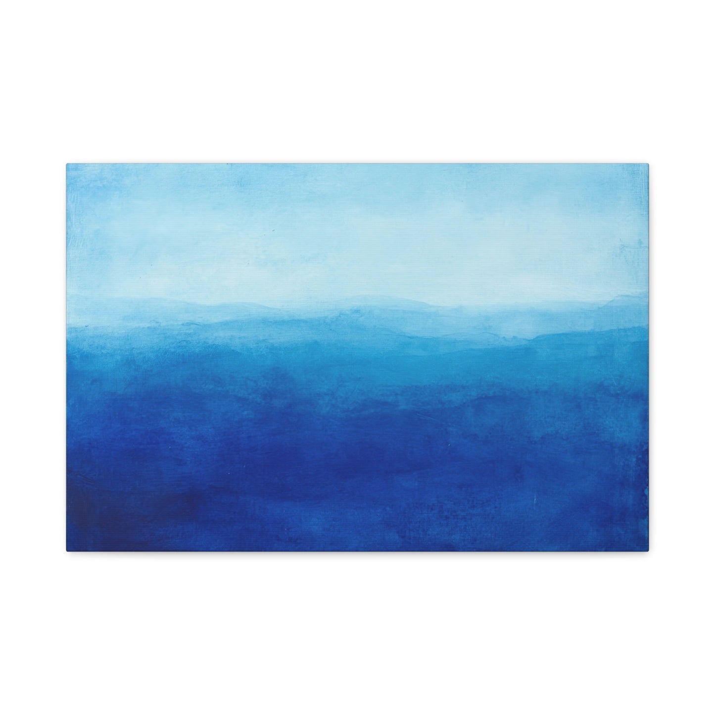 Tranquil Blue Horizons - Abstract Wall Art - Aestheticanvas