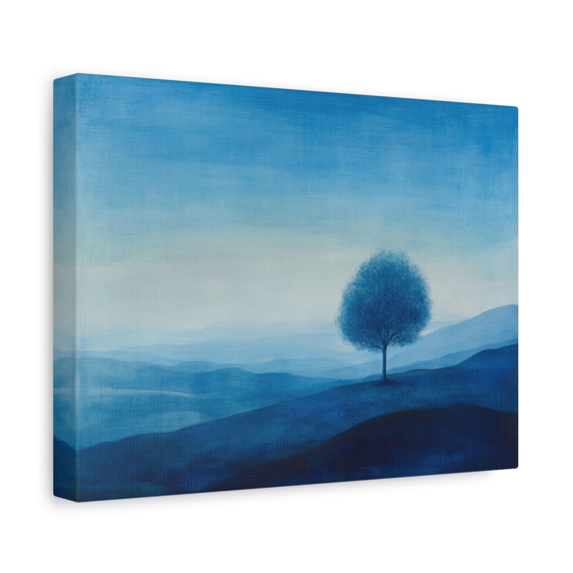 Tranquil Blue Place - Landscape Wall Art - Aestheticanvas