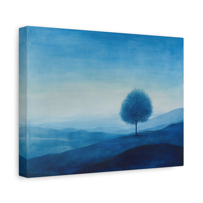 Tranquil Blue Place - Landscape Wall Art - Aestheticanvas