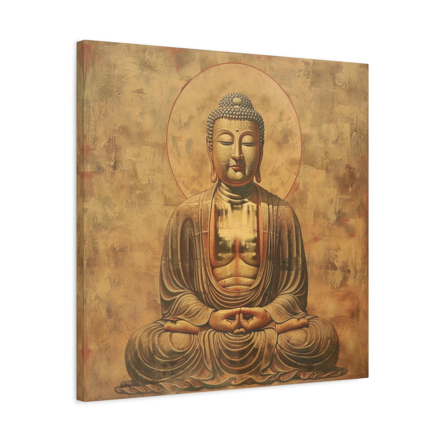 Tranquil Buddha Meditation - Spiritual Wall Art - Aestheticanvas