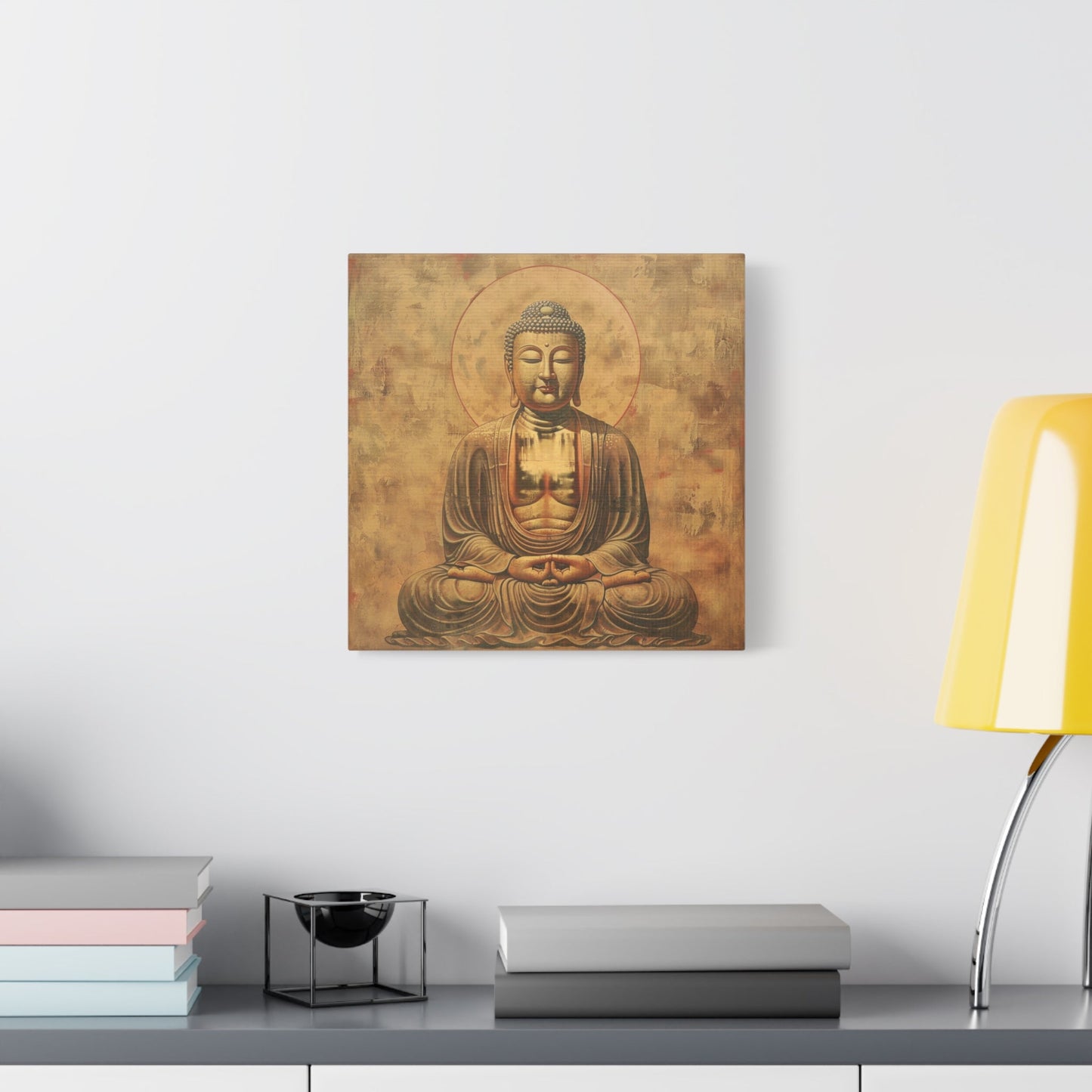 Tranquil Buddha Meditation - Spiritual Wall Art - Aestheticanvas