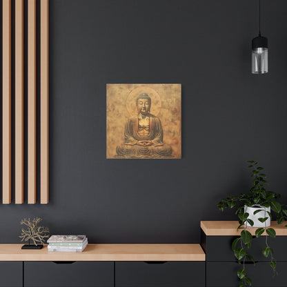 Tranquil Buddha Meditation - Spiritual Wall Art - Aestheticanvas