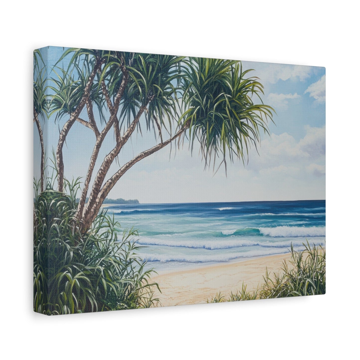 Tranquil Coastal Paradise - Beach Wall Art - Aestheticanvas